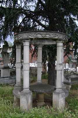 Gazebo scultura in pietra Opera D'Arte chiosco scolpito piccolo Chpc02