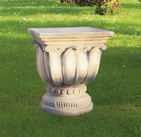 Base a foglie in cemento da giardino, TC69