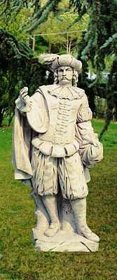 Bravo Statua in cemento bianco Fortuna St22