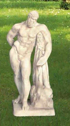 Ercole Statua Classica in Cemento Bianco da esterno ST68